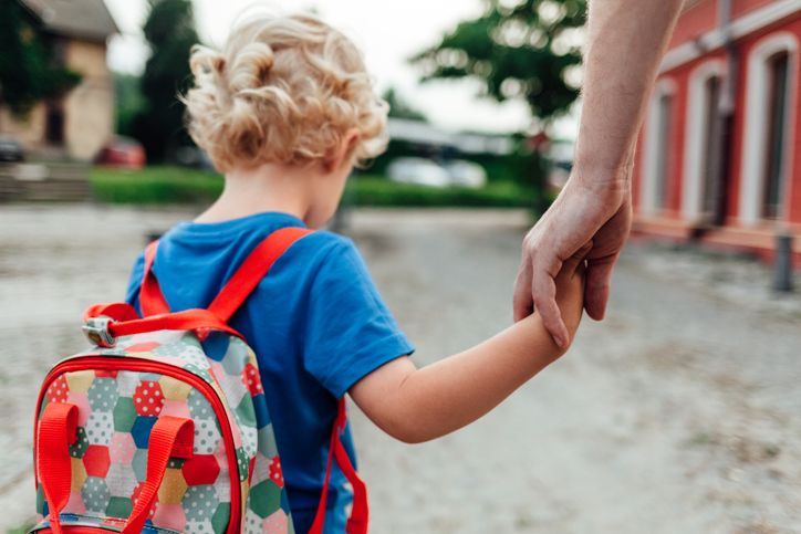 child holding hands