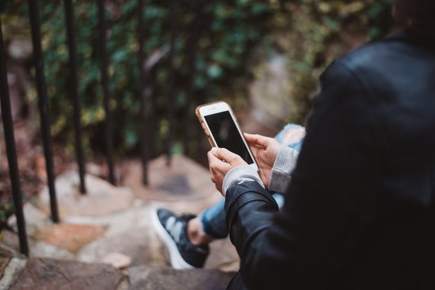 woman-using-phone